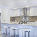 Contemporary Kitchen 
White Quartz